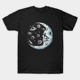 Skull moon horror T-Shirt